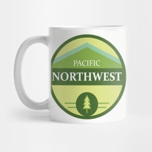Pacific Northwest (circle badge) Mug